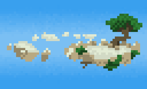 A quick pixelling of a Roger Dean painting.
