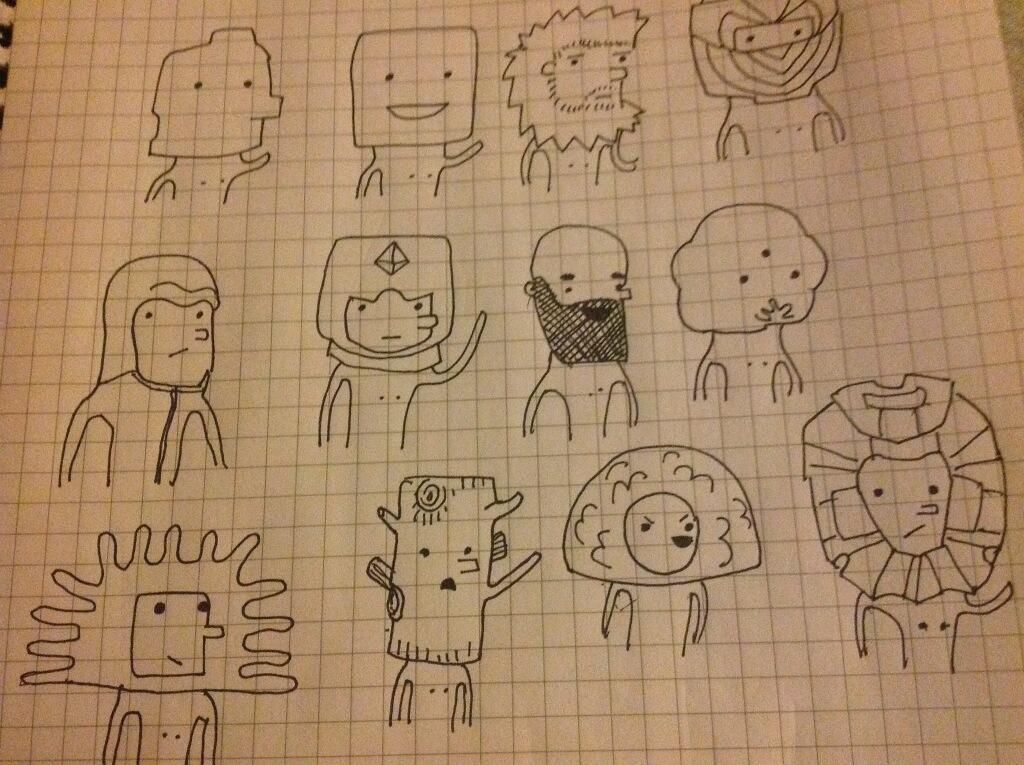 Things I draw when I’m tired..